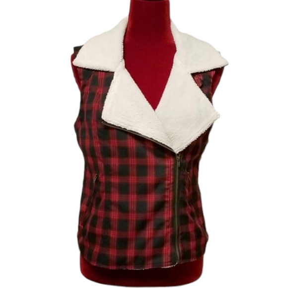 Zinga Jackets & Blazers - Zinga plaid vest